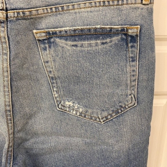 Frame Le Stevie Women's Crop Jeans. Distressed. Blue. Size 29. Streewear. Cute - Picture 10 of 13